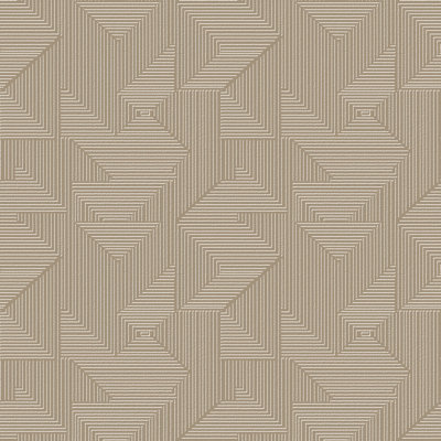 Zen Collection Cleopatra Geometric Textured Wallpaper Roll