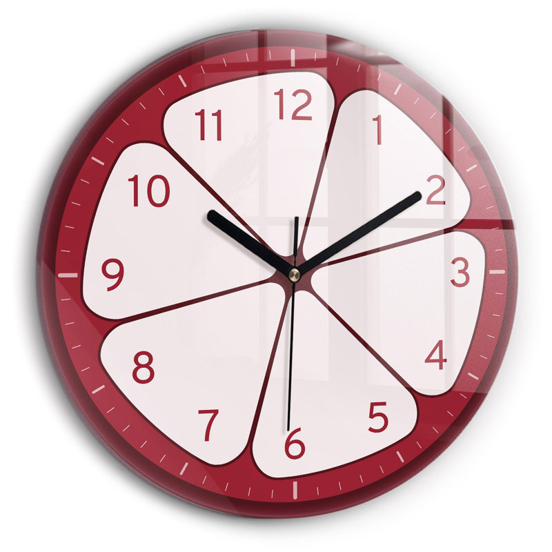 Glass Wall Clock