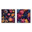 Maissane - Ensemble de 2 collages carrés botaniques abstraits-101849179-101849185