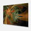 «Symmetric Orange Digital Fractal Flower», impression sur toile tendue-2065879208-2076715852