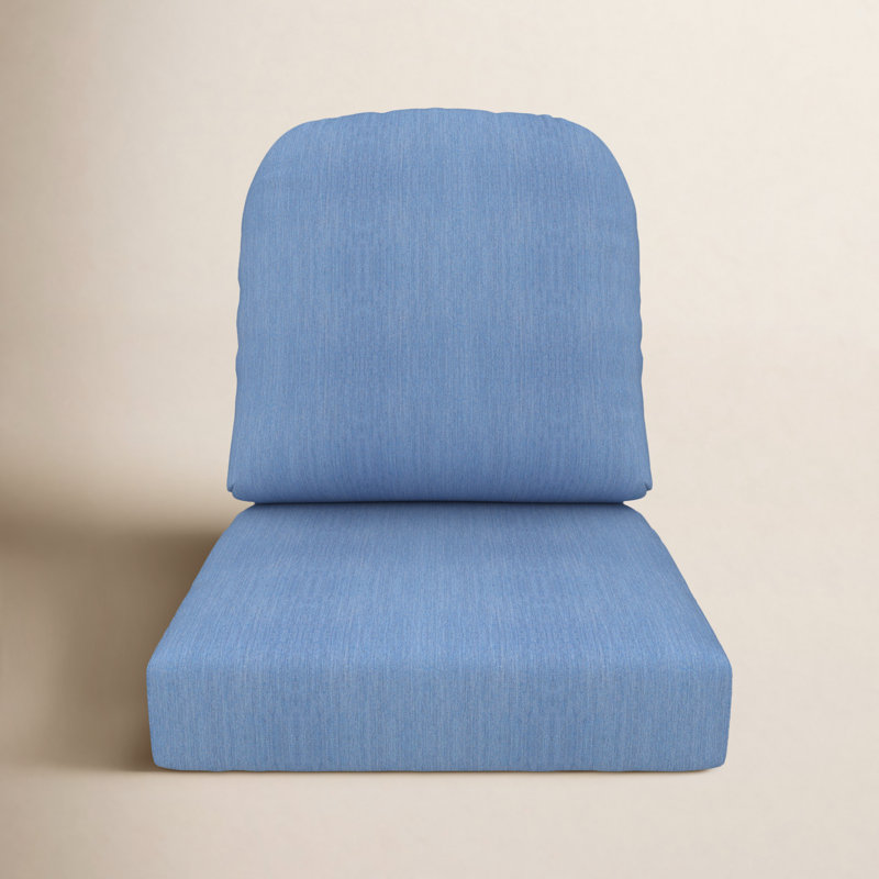 Coussin de chaise longue Amala Sunbrella®, Tissage uni Sunbrella® océan