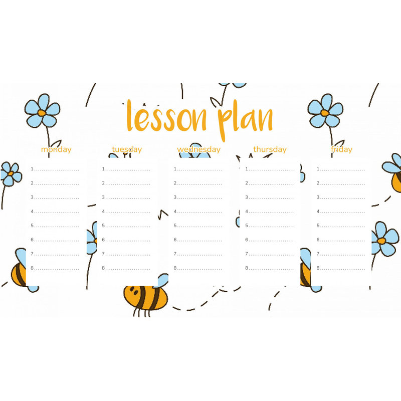Magnetic Lesson Plan Busy Bees