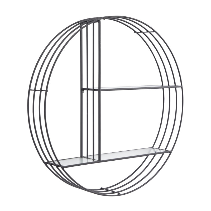 Cosmoliving By Cosmopolitan Modern Iron Wall Shelf