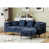 Polyester bleu est en rupture de stock
