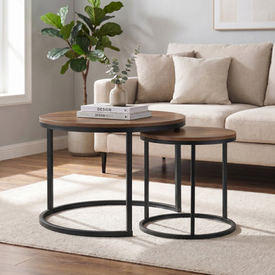 Hadee Round Nesting Coffee Table