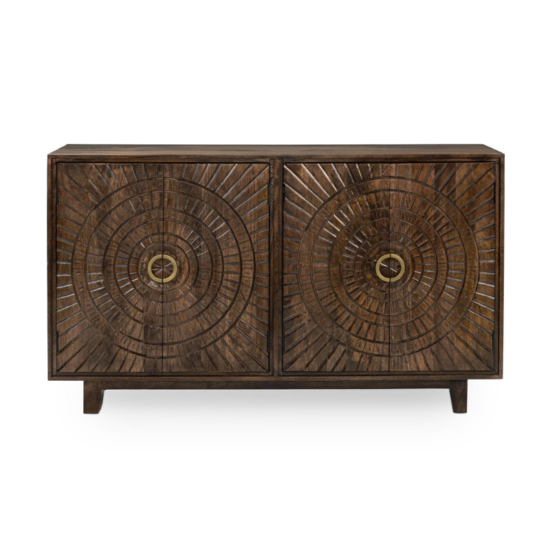 Viva 65'' W Solid Wood Sideboard, Brown