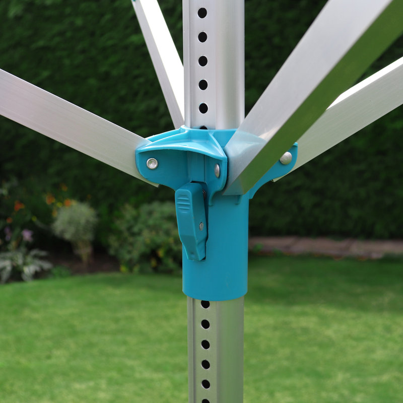 Plastic Rotary / Umbrella Clothesline, 102cm H x 11cm W x 11cm D