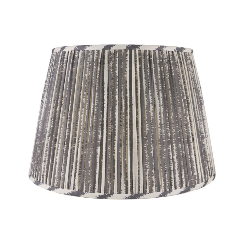 Bark Empire Lamp Shade ( Spider ), 10" H x 16" W x 16" D, Charcoal