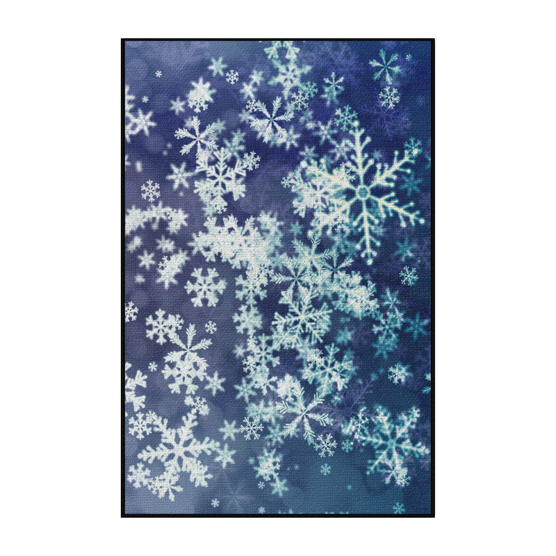 Abstract Indoor Rug, Rectangle 2' x 4'