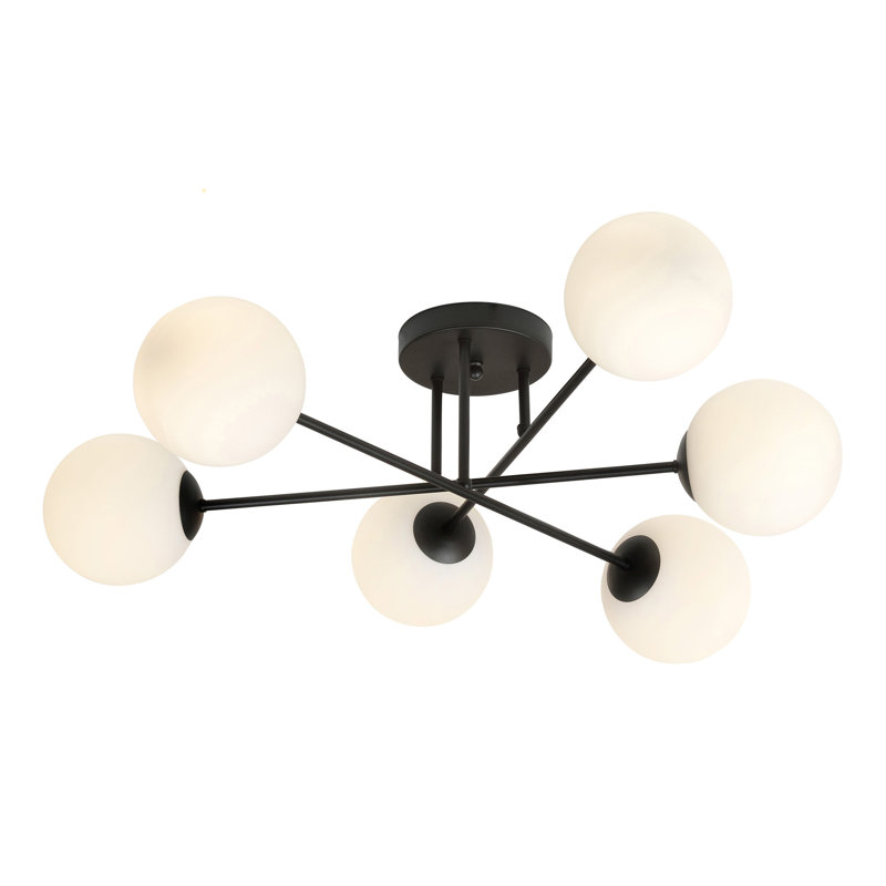 Blakeley 6 - Light Sputnik Chandelier, White