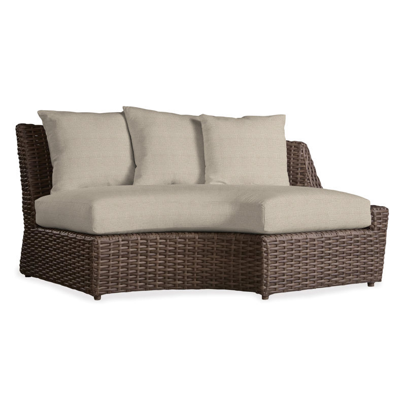 Largo Outdoor 3 - Seat Patio Sectional, Decorline Natural