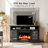 Anias TV Stand for TVs up to 70'' With Electric Fireplace Included-1990700108-1953664524