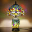 Petite lampe de table en verre teinté de mer petite lampe de table mère Tiffany pour fille-2092721898