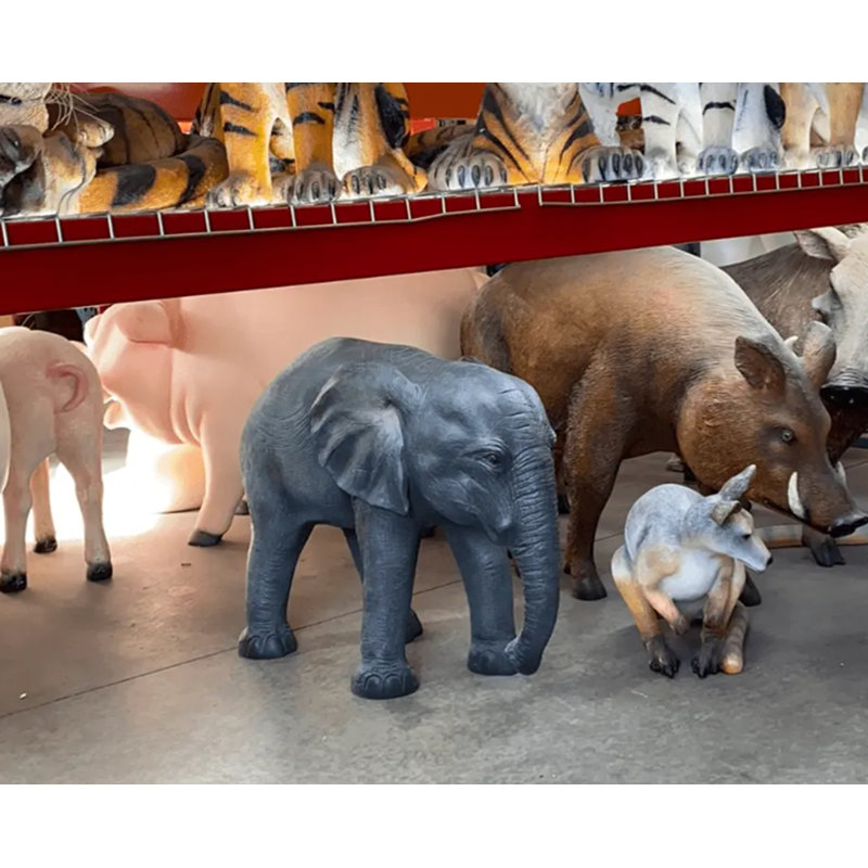 Baby Elephant Table Top Statue