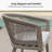  Outdoor Dining Set For 8 All-weather 9 Pieces Patio Aluminium Dining Table And Rope Weave Chairs Included Cushions For Backyard Indoor Decor Kitchen Patio Furniture Set Grey And Navy-1074439880