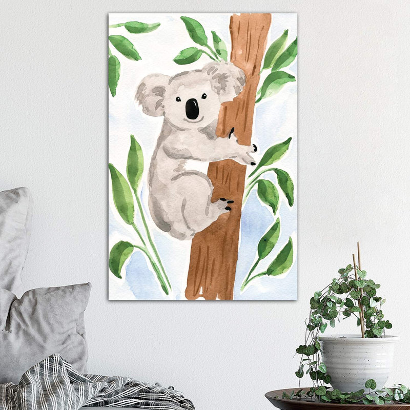 Koala Bear by Sabina Fenn - Wrapped Canvas Painting, 66.04 cm H x 45.72 cm W x 1.91 cm D