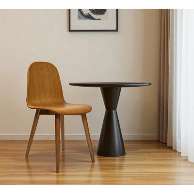 Chaise d'appoint en chêne et bois massif
