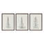 «Minimalist Evergreen Trees» par The Creative Bunch Studio, ensemble d'art mural sur toile encadrée-1877972170