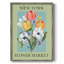 New York Flower Market, reproduction encadrée - bois massif 49843-1186097245