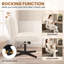 Boucle Swivel Desk Chair-361327391