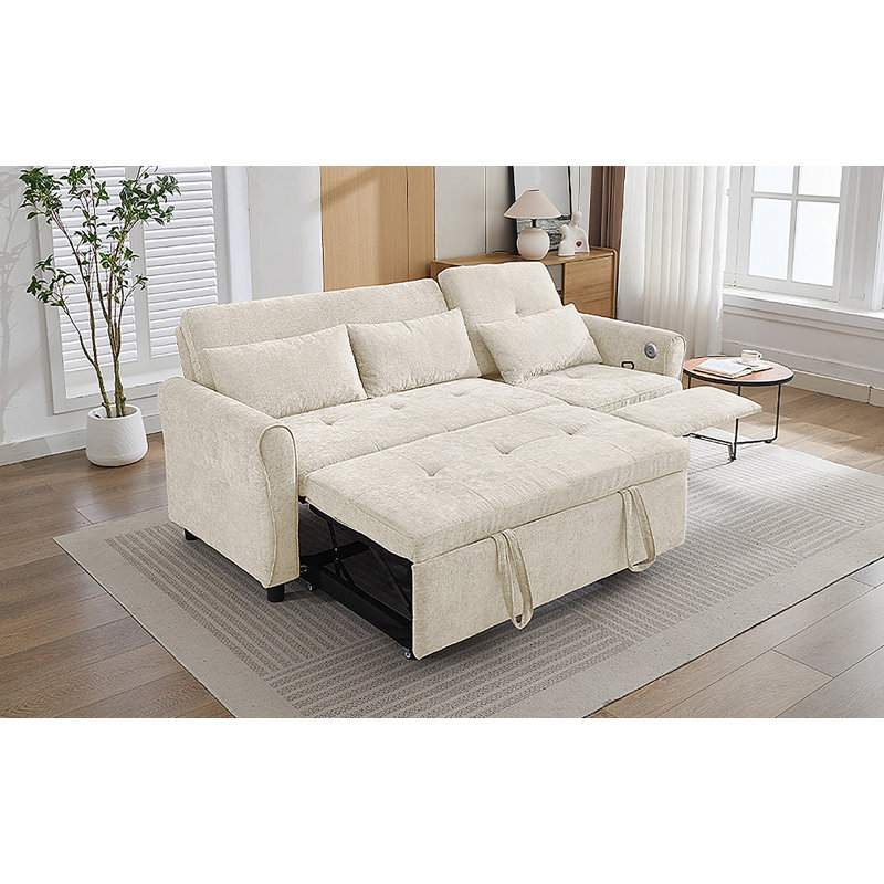 Canapé innovant 2 en 1 avec canapé-lit, fauteuil inclinable réversible et dossier réglable pour des espaces de vie multifonctionnels