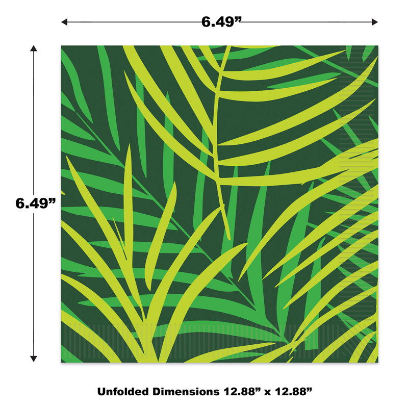 Serviettes de table Palm Leaf