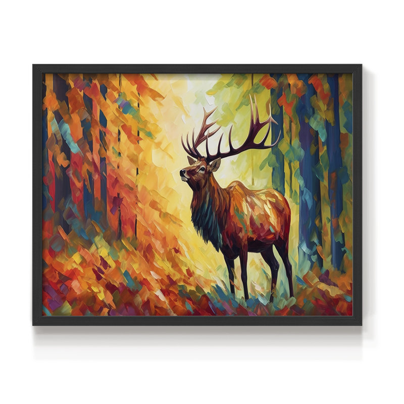 Faune - Édition encadrée - Restickable, Noir, noir, noir, noir, H 16 po x l 20 po