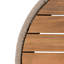 Mobilier d'extérieur, bois, corde, table basse, cour de jardin d'une largeur de 26 pouces, surface en bois-840144076