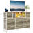 Multi-Functional TV Stand with 8 Drawers & LED Lights-227550852