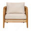 Chaise avec accoudoirs de patio Kirkby