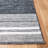 Ponty Hand Woven Cotton/Wool Striped Rug in Black-297748359