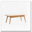 Table basse avec plateau en bois massif