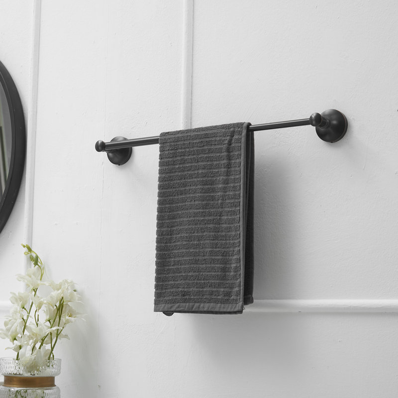 16,5 po -28,7 po Porte-serviettes mural escamotable réglable pour porte-serviettes de salle de bain, Bronze frotté à l'huile