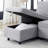 L-Shaped Combo Sofa Bed with Pullout Bed, Reversible Sofa Bed-111680632