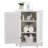 Stylish White Bathroom Cabinet - Triangle Design, , Adjustable Shelves For A Chic Look Modern Chest Shelves, Spacious & Practical-1150145256