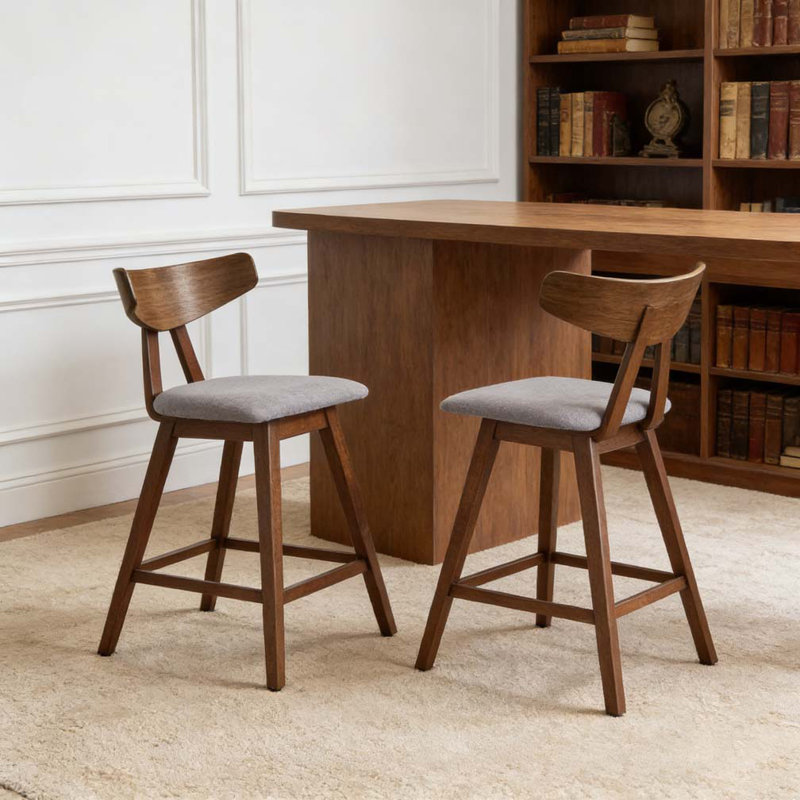 Tabouret de comptoir, Gris foncé