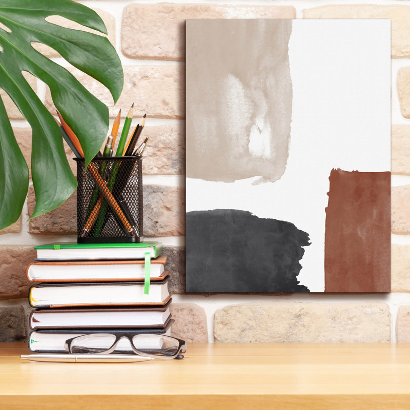 «Epac Graffiti» «Terracotta No. 2» par Brandon Wong, art mural sur toile, H 16 po x l 12 po x P 0,75 po
