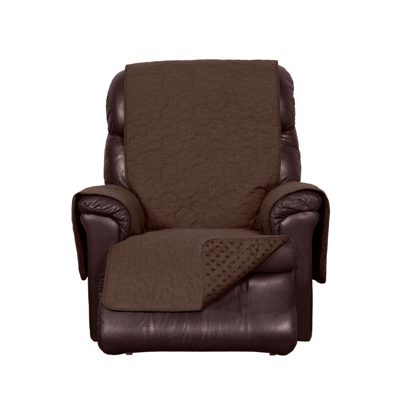 Non-Slip Recliner Furniture Protector, Expresso 100% Polyester