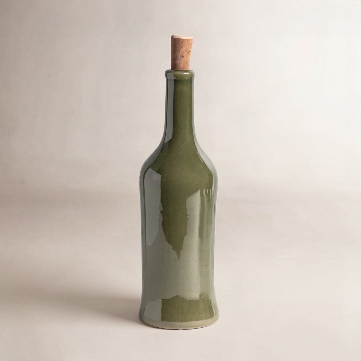 Brutto Olive Oil Dispenser, Green