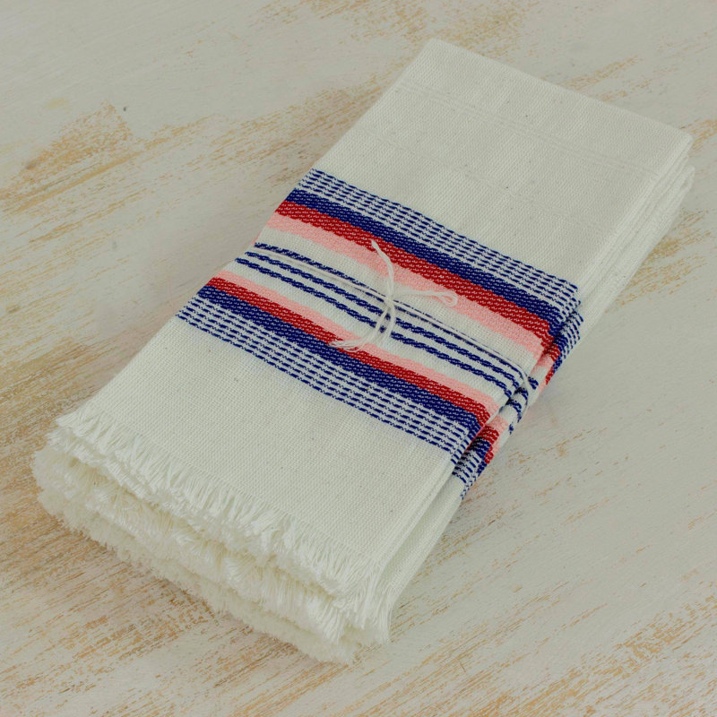 Aime Cotton Abstract Rectangle Napkin