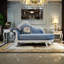 Chaise longue rembourrée de style européen