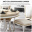 Ensemble de table de salle à manger moderne en marbre artificiel-102782687