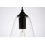 Luminaire suspendu géométrique simple à 1 lumière Rincon