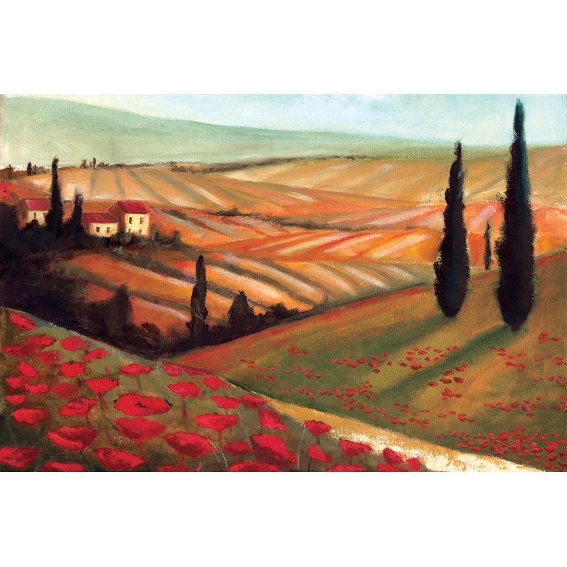 Tuscan 4 - Wrapped Canvas Art Prints, 61cm H x 91cm W x 3.8cm D