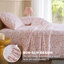 Ensemble de draps 100% coton, ensemble de draps à motifs classiques-120804020