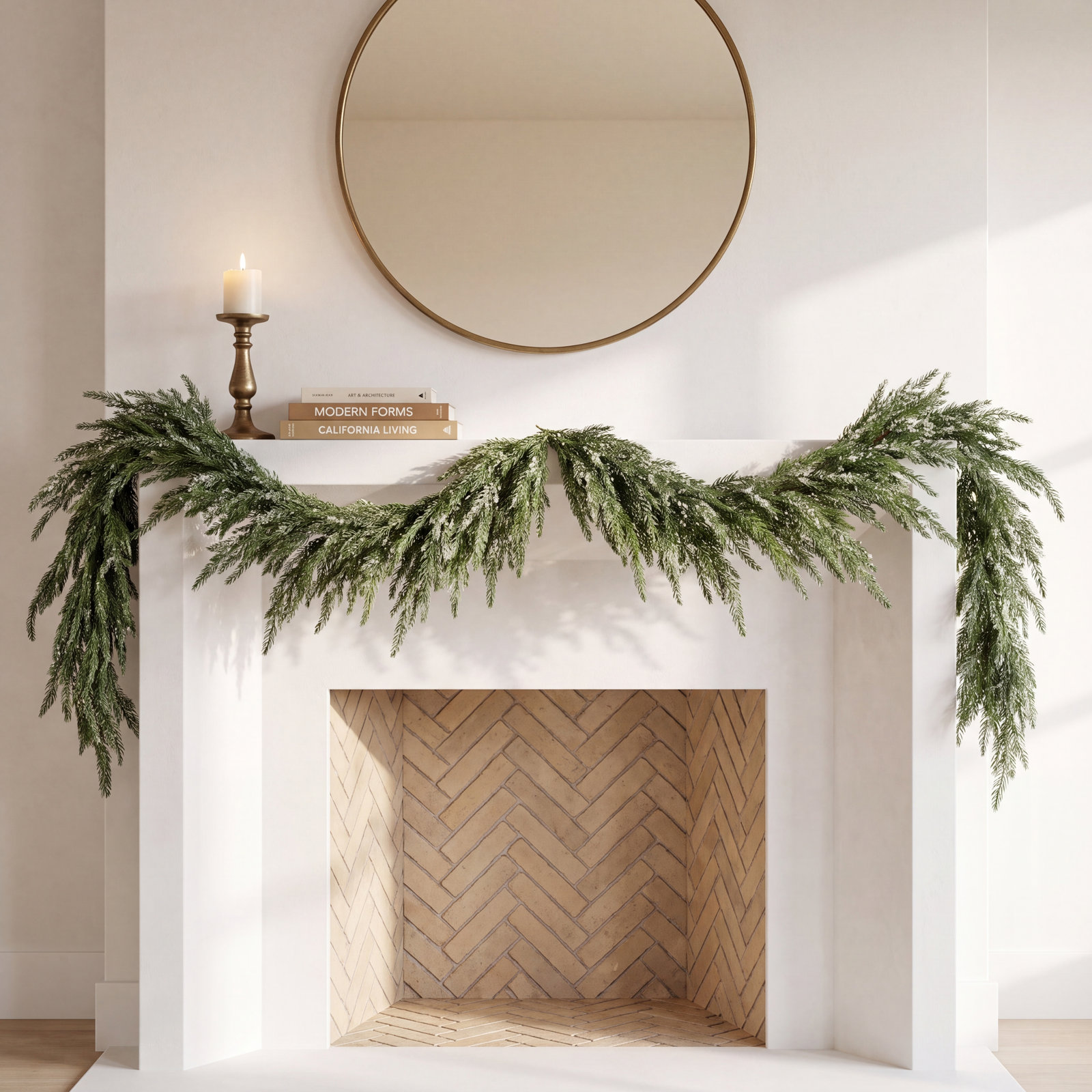 48" Norfolk Pine No Holiday Garland