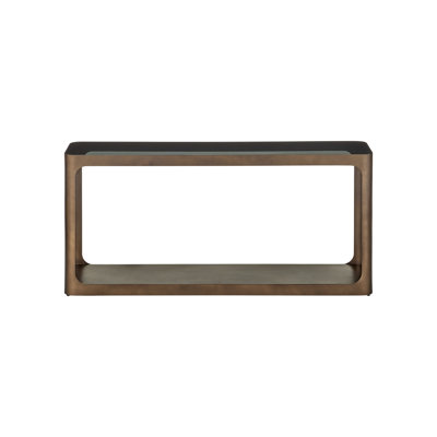 Scaffale 64 in. Glass Console Table