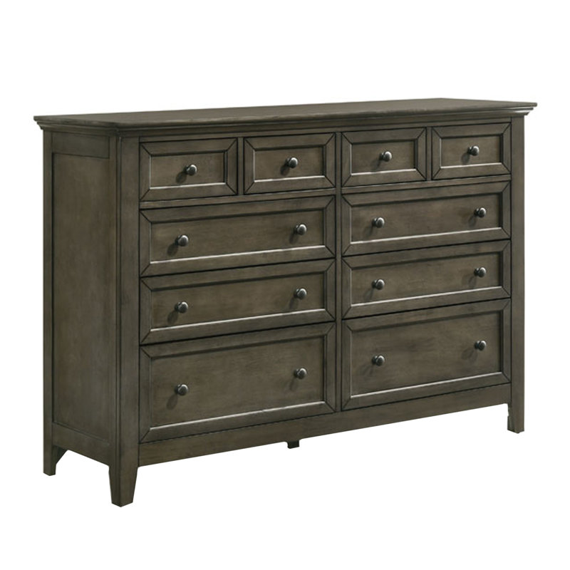 Jacon 10-Drawer Dresser, Gray