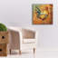 «Coq Motifs 1» par Art Licensing Studio, art mural sur toile-1498612235