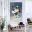 Fleurs dans un vase en cristal-132987991